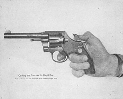 Rapid fire revolver grip