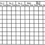 Sample Score Sheet