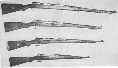 Four Mausers German