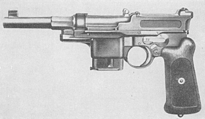 Mauser Model 06-08 Automatic Pistol full recoil