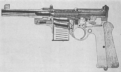 Mauser Model 06-08 Automatic Pistol left side phantom