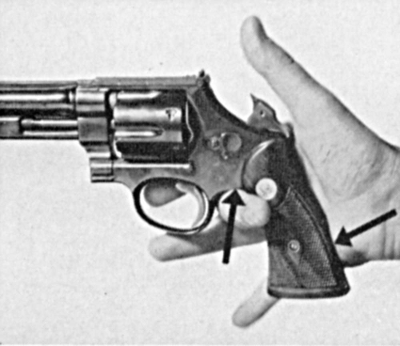 revolver grip side view