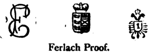 Ferlach Proof marks.