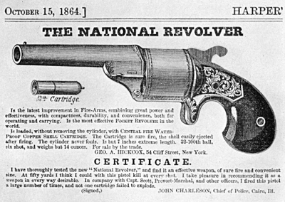 National Moore Teat revolver harpers weekly