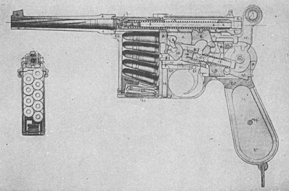 Маузер c96 чертеж