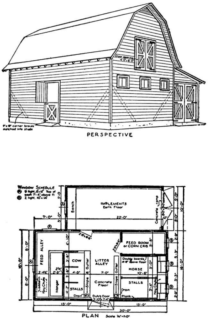 Barn Plans - Barns for the Small Farm and Homestead